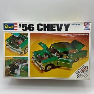 VINTAGE Revell '56 Chevy Model Kit H-1373 Street Classics FACTORY SEALED 1973